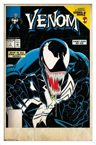 Miniatura 13 de Trends International Marvel Comics Venom - Póster de pared con cubierta protectora letal #1, 14.725 x 22.375 pulgadas, versión enmarcada de madera