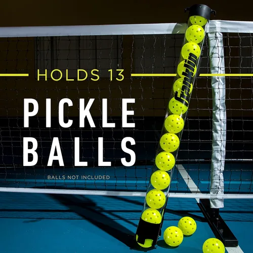 Miniatura 4 de Franklin Sports, tubos de recogida de pelotas de pickleball, tenis y pádel - (15) pelotas de tenis/pádel + (13) tubos elevadores de pickleball