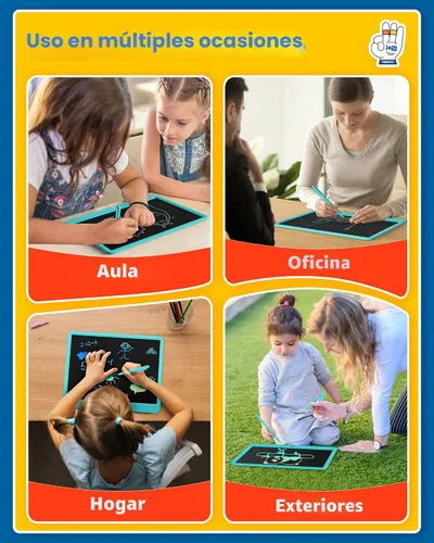 Miniatura 6 de TEKFUN - Tableta de escritura LCD para niños, ideas de regalos para adolescentes y niños, juguetes educativos para niños de 8, 7, 6, 5, 4, 3 años