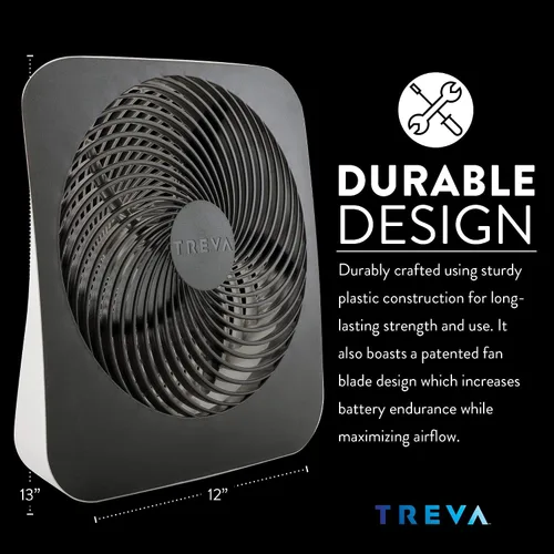 Miniatura 5 de O2 Cool Ventilador portátil eléctrico de 10 pulgadas