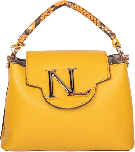 Nicole Lee Bolso cruzado de noche para mujer estampado de serpiente colorida bolso de mensajero de cuero vegano correa de mano talla S Varios colores