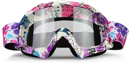 Miniatura 20 de JAMIEWIN - Gafas de motocross ATV para bicicleta de tierra, motocicleta, UTV MX OTG, gafas para carretera fuera de pista, lentes transparentes anti