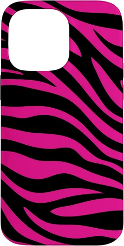 Miniatura 21 de Zebra Animal Print Pattern Black and Pink Cute Phone Case for iPhone 17