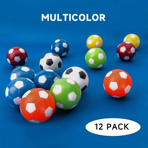 Miniatura 5 de GSE Games & Sports Expert 6/12-Pack Foosball Table Replacement Balls, 36mm(1.42") Tabletop Soccer Football Balls for Foosball Table Accessories