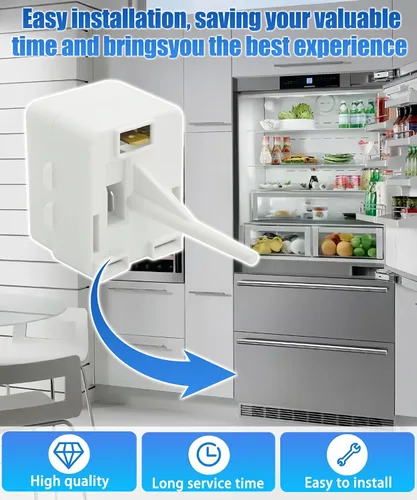 Miniatura 6 de Relé de arranque del compresor del refrigerador para GE Hotpoint A3316ABSFRBB CFE28TSHESS, reemplaza WR07X10131 WR09X10124 AP4538934 1812123