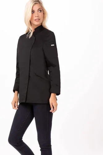 Miniatura 6 de Chef Works Marrakesh V-Series - Abrigo de chef para mujer