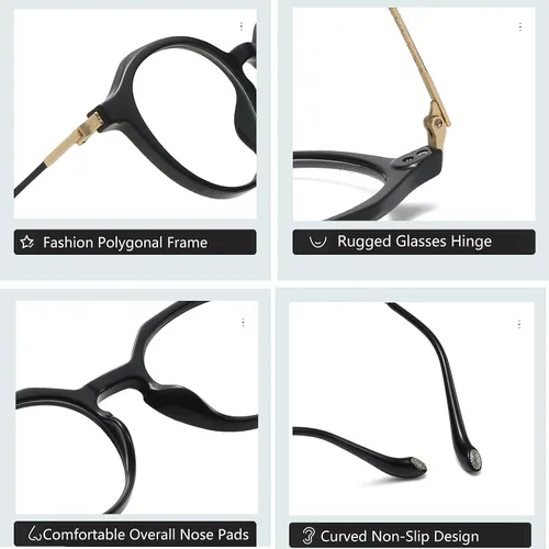 Miniatura 5 de Lentes de bloqueo de luz azul para hombres y mujeres, lentes de juego para computadora, a la moda, antifatiga ocular, marco ligero TR90 09804