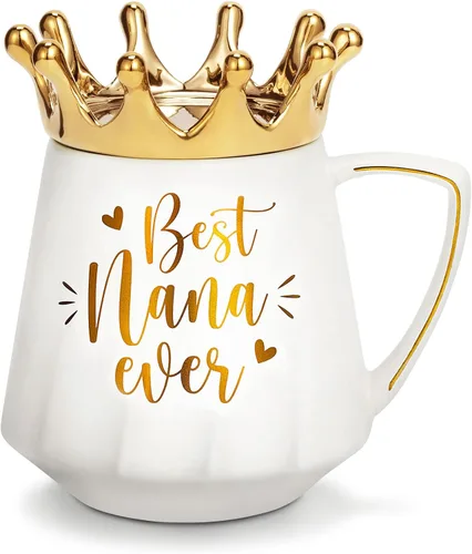 Miniatura 11 de Regalos para abuela Regalos de Navidad para abuela de nietos nietas, la mejor abuela de siempre Taza de café cerámica de abuela Taza de té de 12