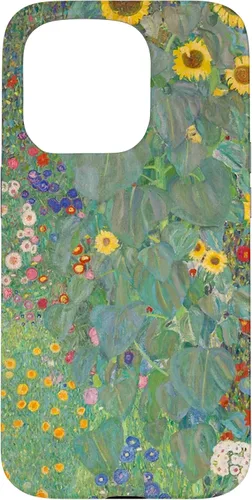 Miniatura 14 de iPhone 14 Plus Flower Garden Klimt Pintura Arte Floral Verde Cubierta Teléfono Funda