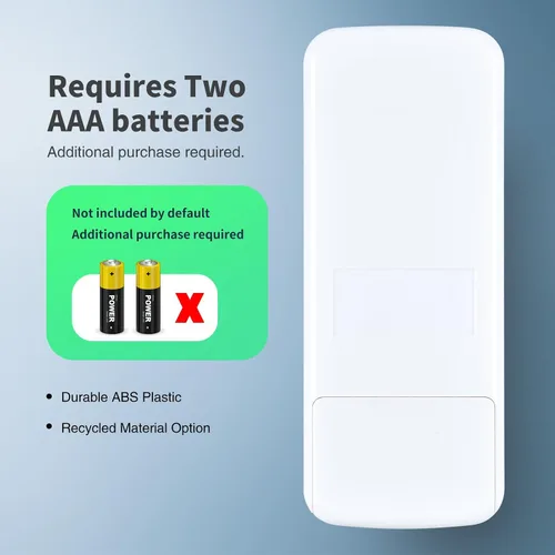 Miniatura 7 de PZL Nuevo control remoto de repuesto de CA R51M/E, control remoto universal de CA para modelos de aire acondicionado Midea