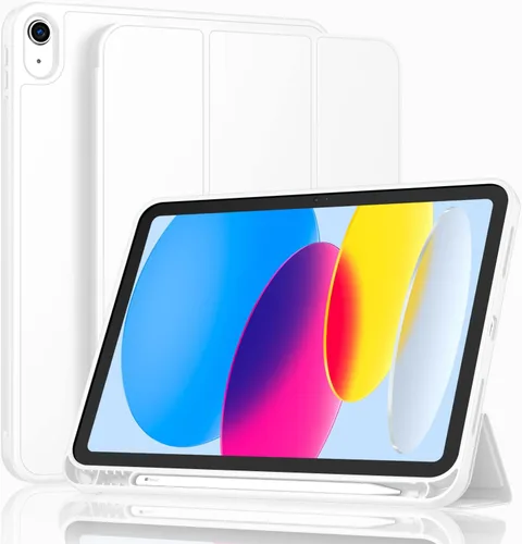 Miniatura 45 de ToaPoia - Funda para iPad (A16) de 11 pulgadas 2025/iPad 10.ª generación de 10.9 pulgadas 2022, cubierta protectora delgada con soporte triple
