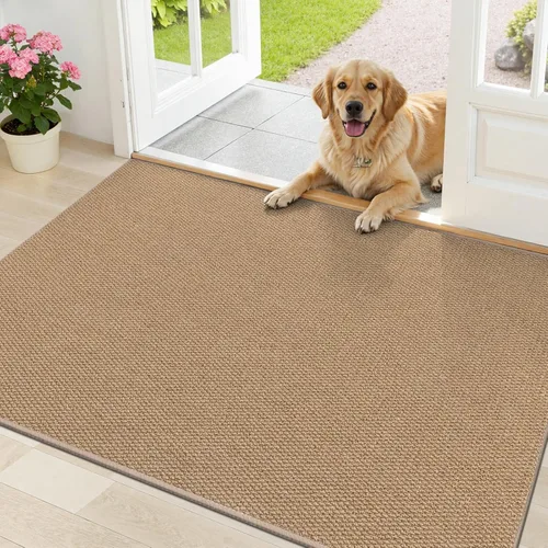 Miniatura 11 de HEBE Alfombra para Puerta Interior 20''x32'' Alfombras de Bienvenida Antideslizantes para Puerta Principal Alfombras Lavables para Zapatos Atrapa