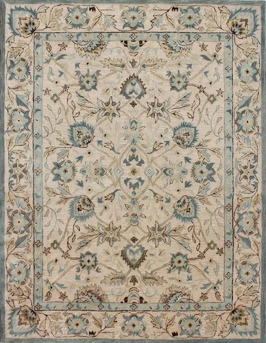 Miniatura 21 de SAFAVIEH Antiquity Collection - Alfombra decorativa de 3 x 5 pies, color marfil y beige, hecha a mano, lana tradicional, ideal para zonas de alto