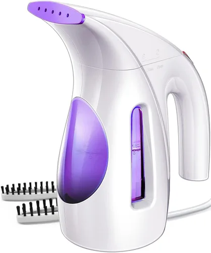 Miniatura 12 de HiLIFE Vaporizador para ropa, diseño portátil de mano, gran capacidad de 240ml, 700W, vapor penetrante fuerte, elimina arrugas, para el hogar