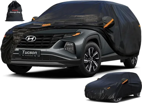 Miniatura 32 de Kayme - Cubierta completa impermeable de 7 capas para Honda Civic Sedán/Coupé (1991-2024), apta para todo clima, protección p/exteriores contra