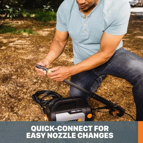 Miniatura 4 de Worx Lavadora a presión eléctrica de 13 amperios Max 1870 PSI Max 1.4 GPM WG602