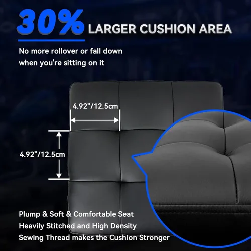 Miniatura 6 de Rolling Creeper - Asiento de garaje para hombres, taburete mecánico acolchado con bandeja de herramientas de almacenamiento para garaje, taburete