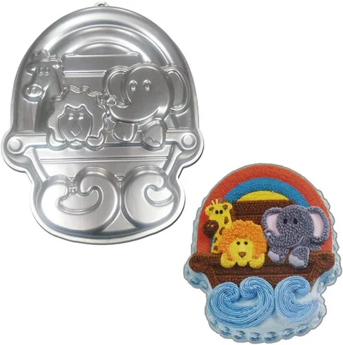 Miniatura 23 de Ulalaza Molde de pastel de aluminio 3D forma de bolsa para hornear molde de pastel de cumpleaños DIY suministros de cocina Bolso