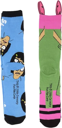 Miniatura 2 de Hyp Bob's Burgers Tina and Louise - Calcetines (2 pares), Multi