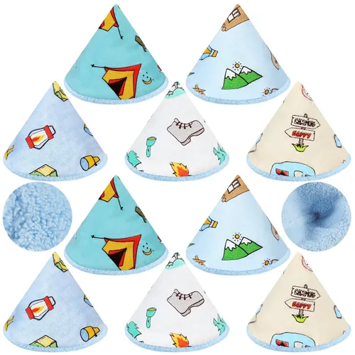 Miniatura 14 de Timgle 10 Piezas Fundas de Terciopelo de Coral para Orina para Bebé Niño, Fuerte Absorción de Agua Protector de Orina para Bebé Niño, Accesorio