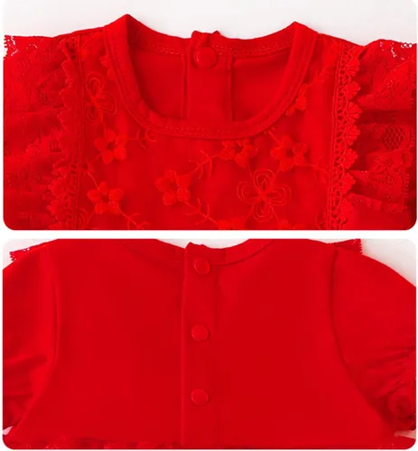 Miniatura 41 de Vestido de otoño de manga larga para niña pequeña, vestido de encaje con flores, boda, primer cumpleaños, bautizo, vestido con sombrero