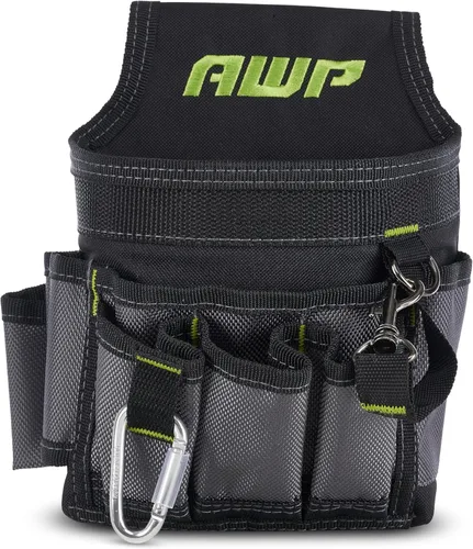 AWP Mini bolsa de herramientas de nailon balístico organizador de múltiples bolsillos para electricistas, caja de herramientas profesional para una
