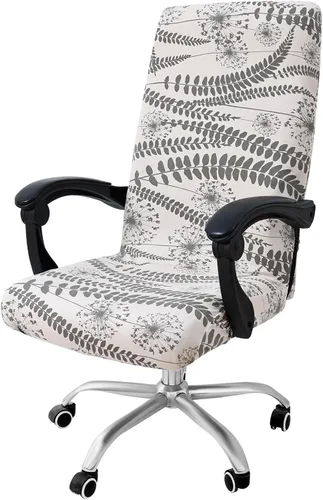 Miniatura 13 de Smiry fundas elásticas estampadas para silla de oficina de computadora, fundas universales para sillas giratorias de escritorio, extraíbles