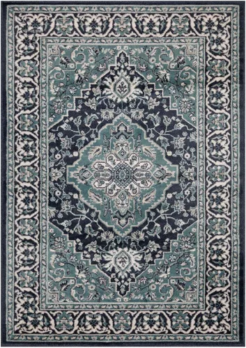 Miniatura 15 de Superior Alfombra de pasillo de interior, cubierta de alfombra de felpa, medallón oriental tradicional, perfecta para pasillo, entrada, sala de Verde
