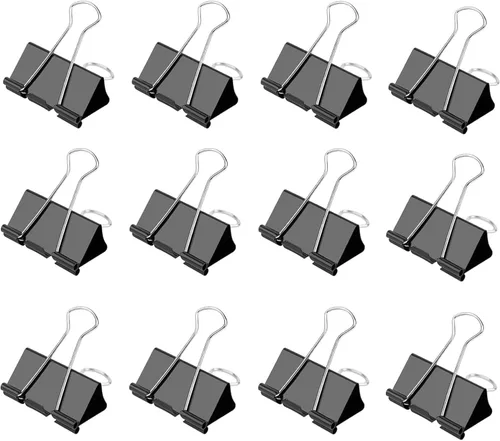 Miniatura 8 de Ufmarine Clips de carpeta extra grandes de 2 pulgadas, (40 piezas) clips de papel grandes para oficina
