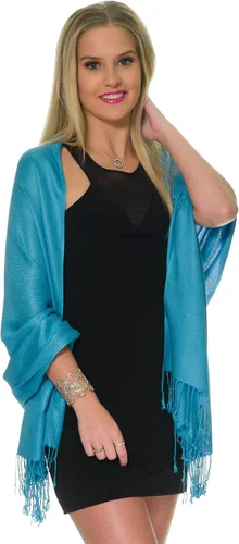 Miniatura 150 de Pashminas, chales y mantones para usar con vestidos de noche y en bodas, grandes y suaves