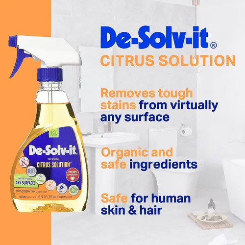 Miniatura 2 de Orange-Sol De-Solv-It Citrus Solution - Spray quitamanchas para ropa, madera, vidrio, removedor de manchas y olores para ropa, espray