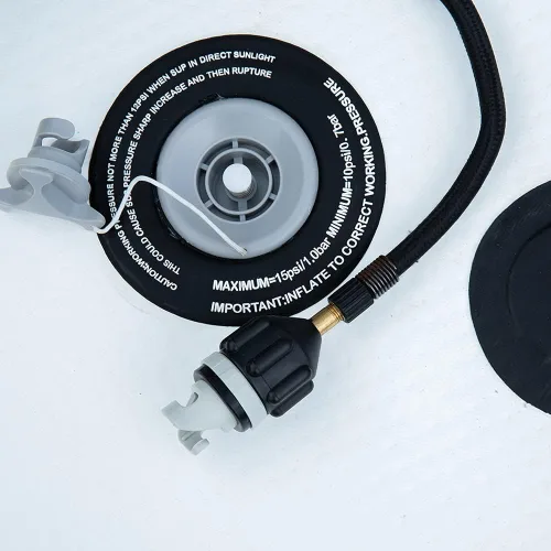 Miniatura 5 de Adaptador de bomba de SUP para barco inflable y válvula de cometa/Boston, adaptador de válvula de aire convencional estándar para bomba de aire
