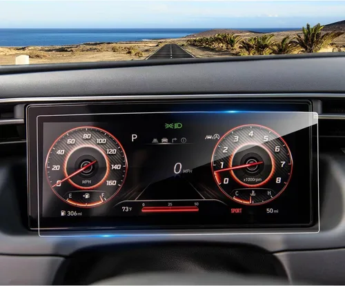 Protector de pantalla de salpicadero Santa Cruz 2022 2023 2024 para Hyundai Santa Cruz 10.25 pulgadas, vidrio templado 9H 2023 2024 Accesorios de