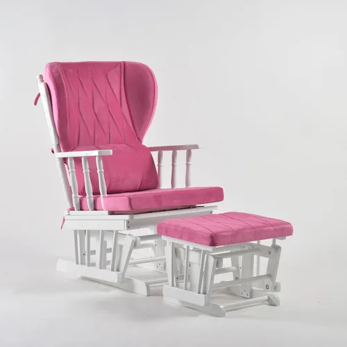 Miniatura 8 de Juego de silla y otomana Comfort Deluxe Glider (Plata)