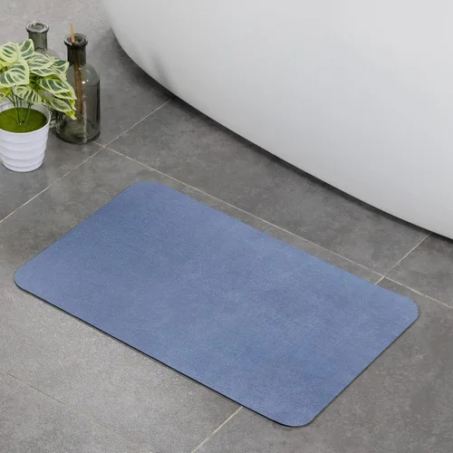 Miniatura 14 de Stiio Alfombrillas de baño para el baño, superabsorbentes de secado rápido, alfombras de goma antideslizantes delgadas para el baño que pasan debajo