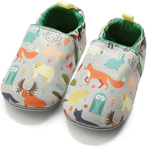 TIMATEGO - Zapatos antideslizantes para niños y niñas pequeños, ideales para dar los primeros pasos y caminar en casa (6-24 meses).