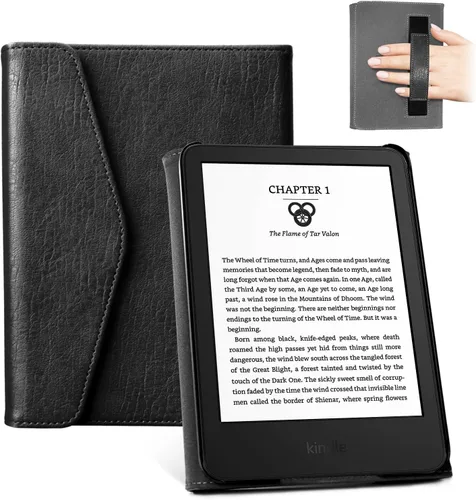 Miniatura 11 de CoBak Premium Case for Kindle Paperwhite & Kindle Colorsoft 7" & Hanvon with Hand Strap – Automatic Wake/Sleep, Stylish & Durable, Comfortable