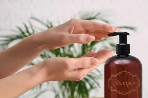 Miniatura 7 de Dispensadores de champú acondicionador de plástico de 16 oz (ámbar) Botellas de bomba de alta viscosidad, rellenables, reutilizables, contenedores