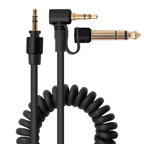 Saipomor Cable de audio de repuesto macho a macho de 0.138 pulgadas, cable de extensión compatible con Beats by Dr Dre Headphones Solo3 Solo2 Solo4