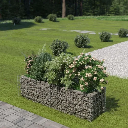 Miniatura 12 de Gabion cama elevada, cestas de gaviones, camas de jardín galvanizadas, gaviones, pared de gaviones, alta capacidad de carga, acero galvanizado 35.4