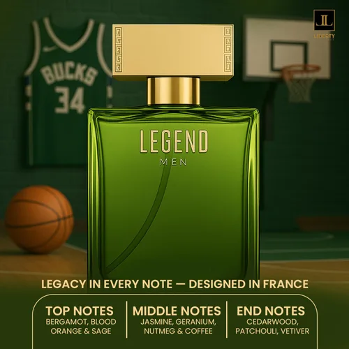 Miniatura 5 de Liberty Legend Eau de Parfum para hombre, perfume de larga duración con notas orientales amaderadas audaces, fragancia de lujo distintiva