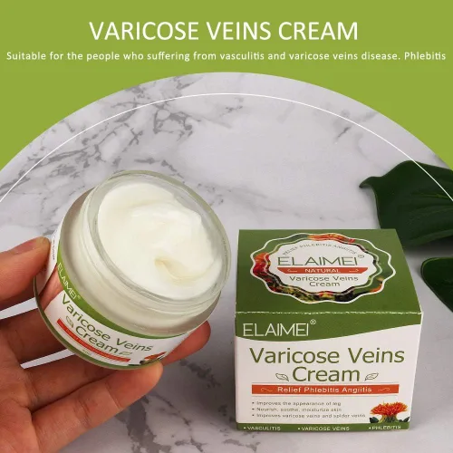 Miniatura 7 de Crema para venas varicosas para piernas – Mejora la circulación sanguínea, reduce las venas de araña y la pesadez, alivia la flebitis venas Trata