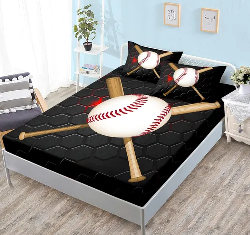 Miniatura 31 de HOSIMA Juego de ropa de cama, sábanas de microfibra de bolsillo profundo tamaño Queen de 61"×81" con 2 fundas de almohada, ropa de cama