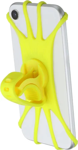 Miniatura 7 de PATIKIL Soporte de teléfono para bicicleta, rotación de 360°, de silicona, para teléfonos de 3 a 6.5 pulgadas, soporte de teléfono ajustable