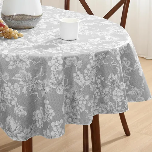 Miniatura 17 de Grapevines - Mantel de vinilo pesado de franela de vinilo de calibre 4 con estampado de uva contemporánea, para interiores y exteriores, cuadrado