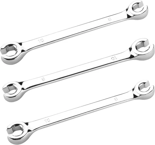 Miniatura 10 de Heyiarbeit Llave de tuerca acampanada, 0.866 in x 0.945 in métrica doble extremo abierto, 1 unidad