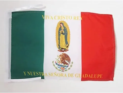 Miniatura 142 de Bandera de México AZ FLAG, 45.7 x 30.5 cm, con cordones - Pequeñas banderas mexicanas de 30 x 45 cm - Bandera de 45.7 x 30.5 cm