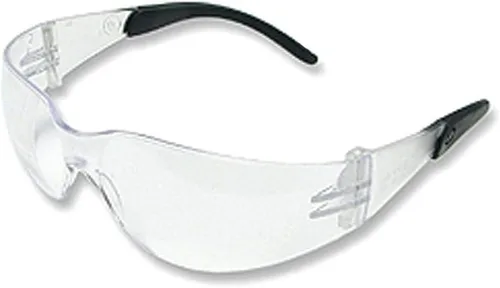 Radians MRR110ID Mirage RT - Lentes de seguridad de diseño elegante y ligero con patillas con punta de goma, lentes transparentes, talla única