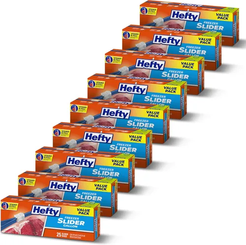 Miniatura 12 de Hefty Slider - Bolsas de almacenamiento para cocina, cuarto de galón, 15
