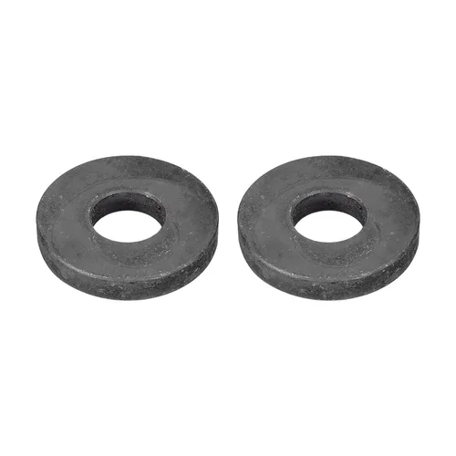 Miniatura 15 de Uxcell Arandela plana de acero al carbono para pernos M8, 10 piezas M8 x 16 x 1.5mm, aleación de acero negro oxidado de grado 8.8, sujetadores